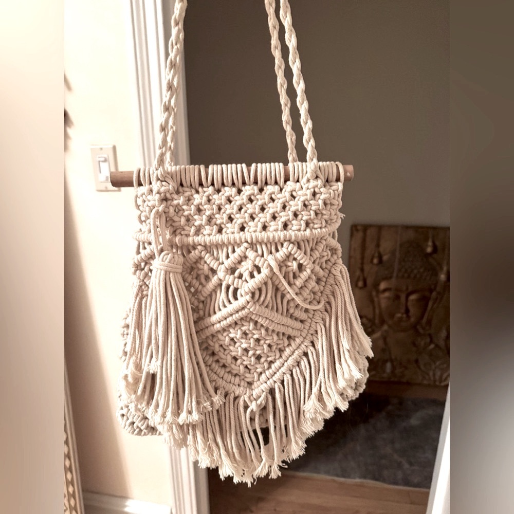 Zara - Bohemian summer inspired bag - cream